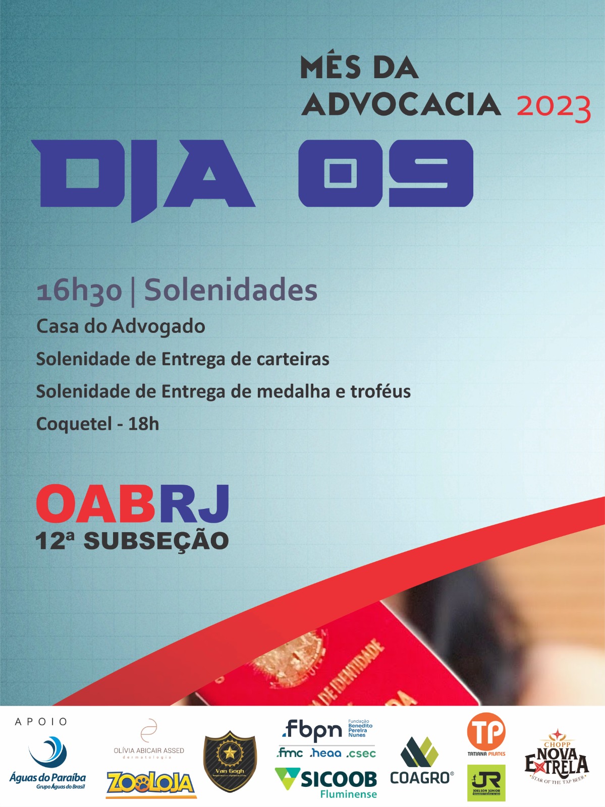 SOLENIDADES ENTREGA DE MELHADA, TROFÉUS E CARTEIRA
