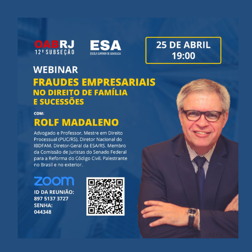 ESA-CAMPOS - WEBINAR: FRAUDES EMPRESARIAS NO DIREITO DE FAMÍLIA E SUCESSÕES