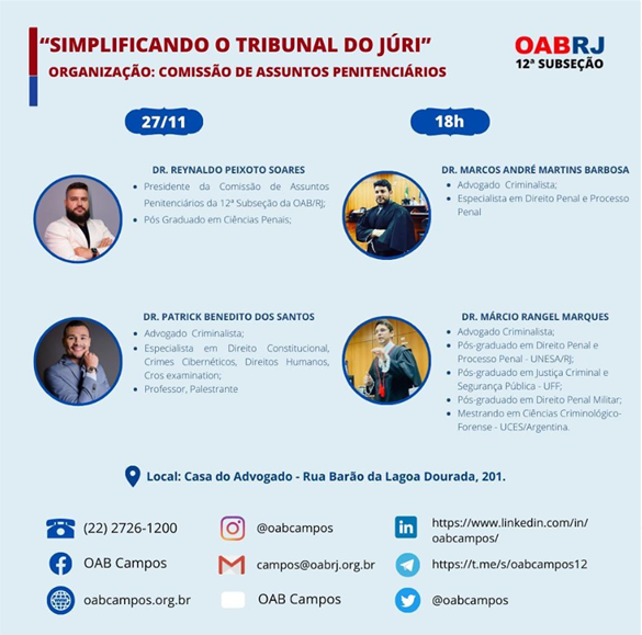 SIMPLIFICANDO O TRIBUNAL DO JÚRI