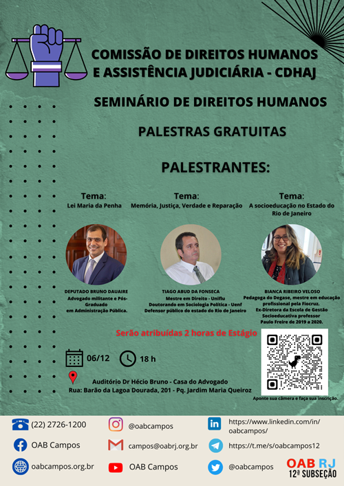 SEMINÁRIO DE DIREITOS HUMANOS 2022