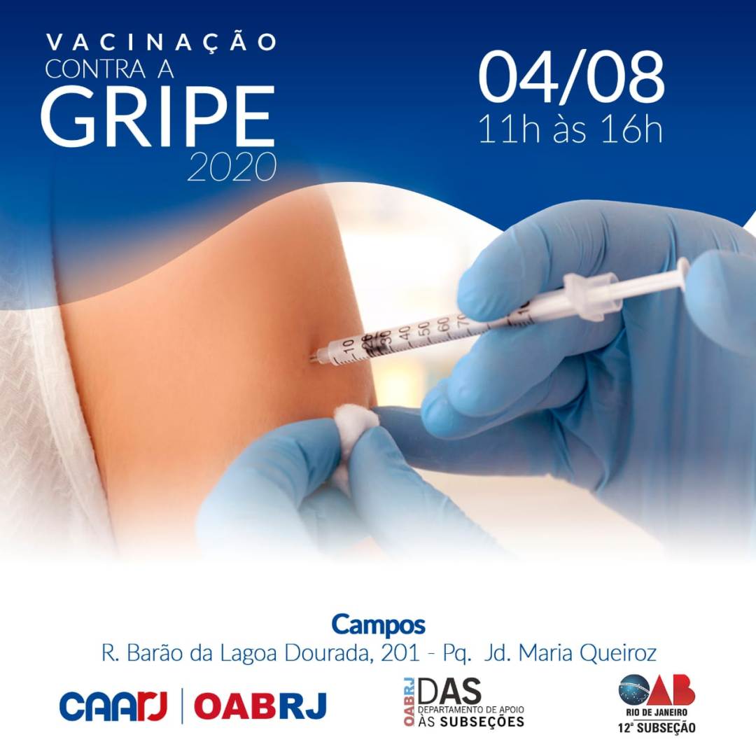 CAMPANHA DE VACINAÇÃO CONTRA  A GRIPE