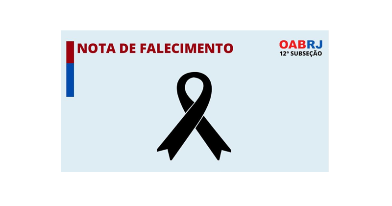 NOTA DE FALECIMENTO