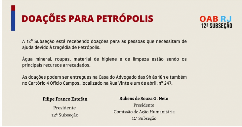 SOS Petrópolis 