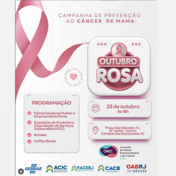 CAMPANHA DE PREVENÇÃO AO CÂNCER DE MAMA