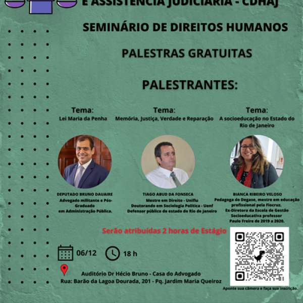SEMINÁRIO DE DIREITOS HUMANOS 2022