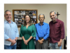 Presidente Mariana Lontra Costa recebeu na tarde de ontem o ex-presidente da 12ª Subseção, Humberto Nobre.