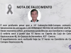 Nota de falecimento