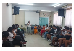Presidente da OAB-Campos, Mariana Lontra Costa, participou da Roda de Conversa Mulheres que Inspiram