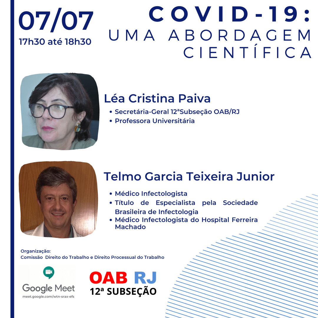LIVE: COVID-19: "UMA ABORDAGEM CIENTIFICA"