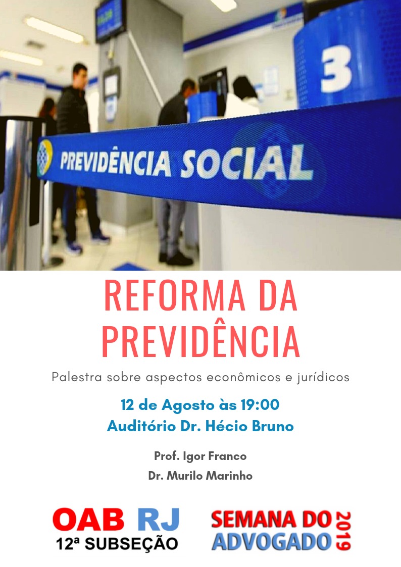 PALESTRA REFORMA DA PREVIDÊNCIA