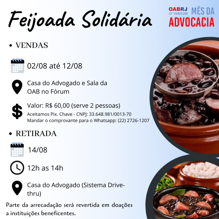 FEIJOADA SOLIDÁRIA