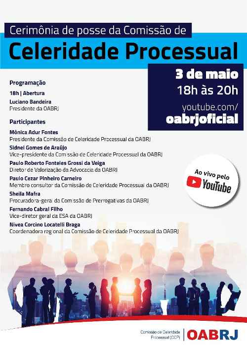 CERIMÔNIA DE POSSE DA COMISSÃO DE CELERIDADE PROCESSUAL