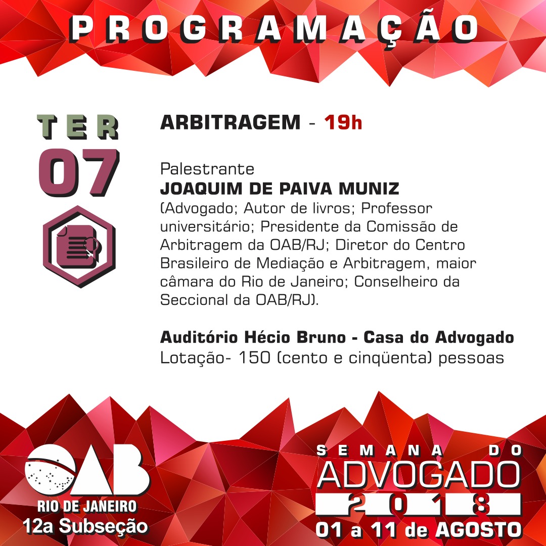 PALESTRA: ARBITRAGEM