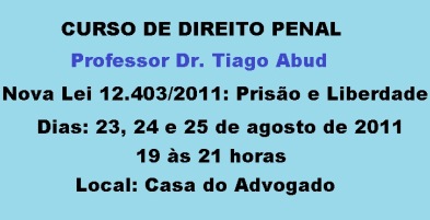 ESA Campos realizará Curso de Direito Penal nos dias 23, 24 e 25 de agosto