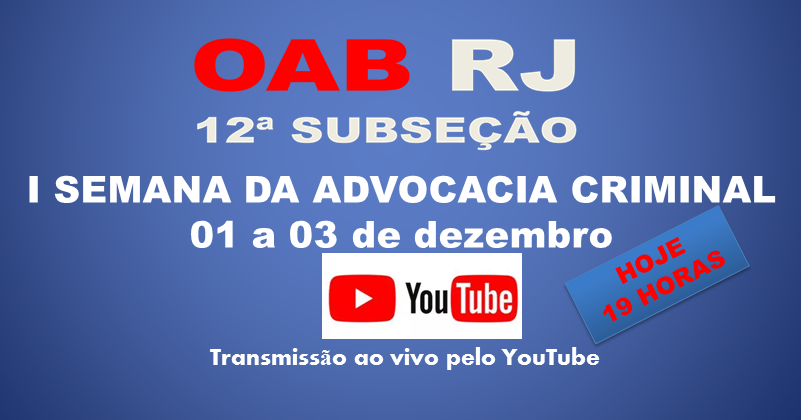Semana da Advocacia Criminal