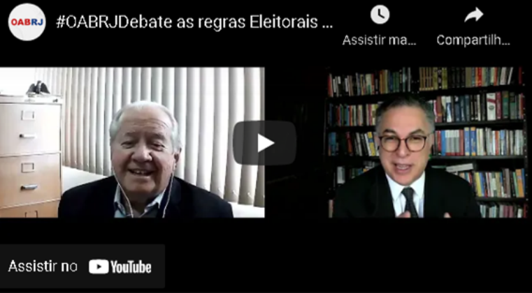 #OABRJDebate explicou regras das Eleições 2021