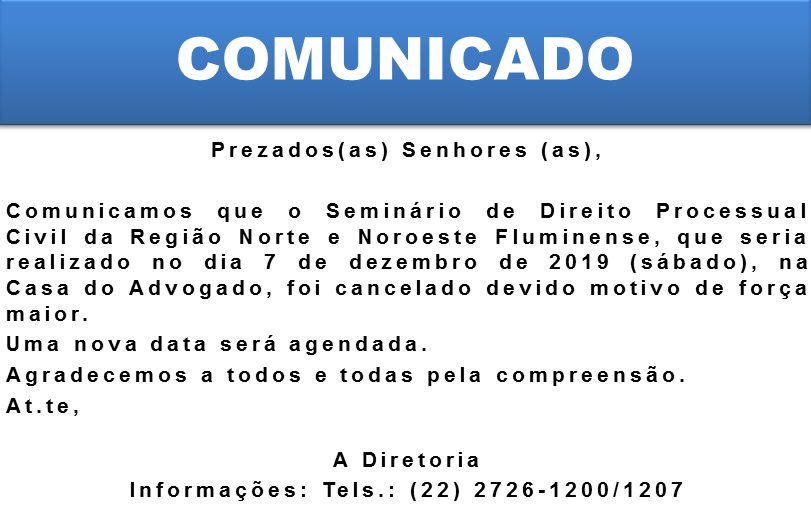 COMUNICADO