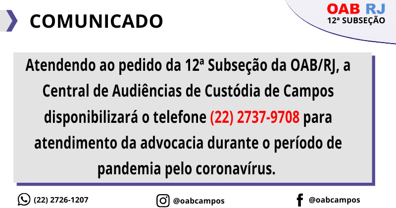 COVID-19 - COMUNICADO