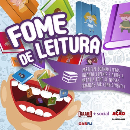 Caarj lança Campanha Fome de Leitura