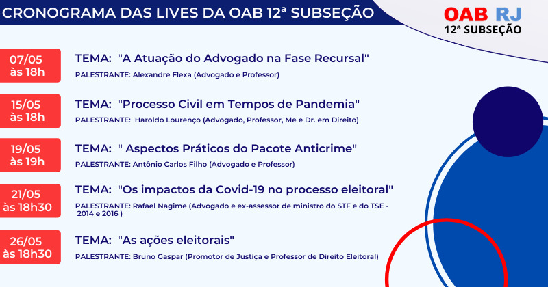 ESA Campos lança programação para o mês de maio