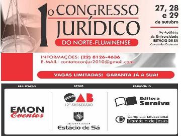1º CONGRESSO JURÍDICO DO NORTE FLUMINENSE