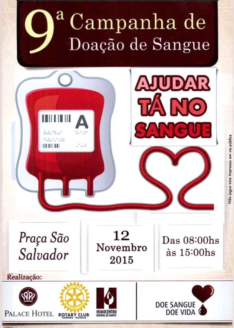 9ª Campanha anual de Doação de Sangue