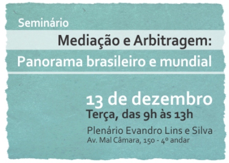 Especialista inglês vai falar sobre arbitragem dia 13