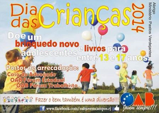 Campanha da OAB Jovem: Fazer o bem também é uma diversão!!!