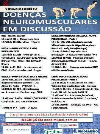 V Jornada Científica: Doenças Neuromusculares em discussão