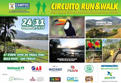 OAB Campos é novo parceiro do Run&Walk