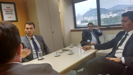 Diretor Tesoureiro da 12a. Subseção participa de reunião na OAB/RJ