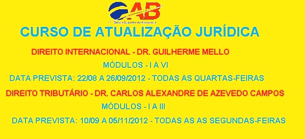 ESA Campos promoverá curso de atualização para advogados
