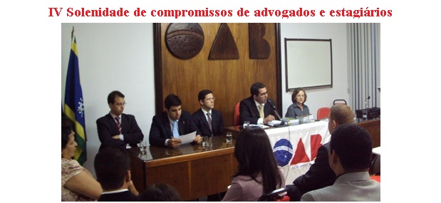 Novos advogados e estagiários prestaram compromissos na OAB Campos