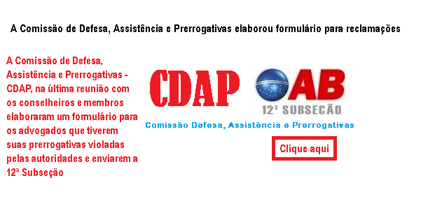 CDAP Campos cria formulário para atender reclamações dos advogados