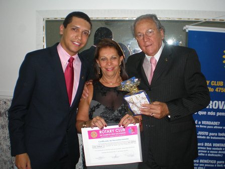 Rotary Club de Campos São Salvador homenageou Conselheira da 12ª Subseção