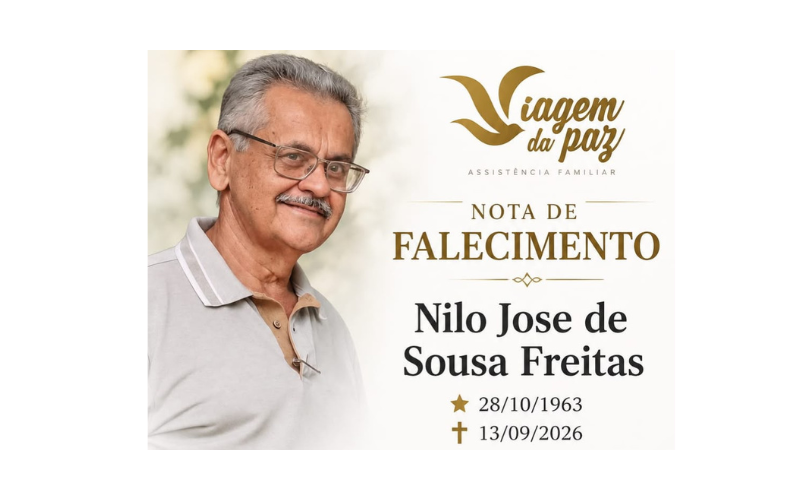 Nota de Pesar | Dr. Nilo José de Sousa Freitas
