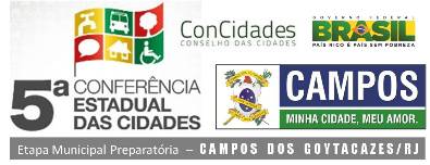 OAB Campos participará da Etapa Municipal Preparatória para 5a. Conferência Estadual das Cidades