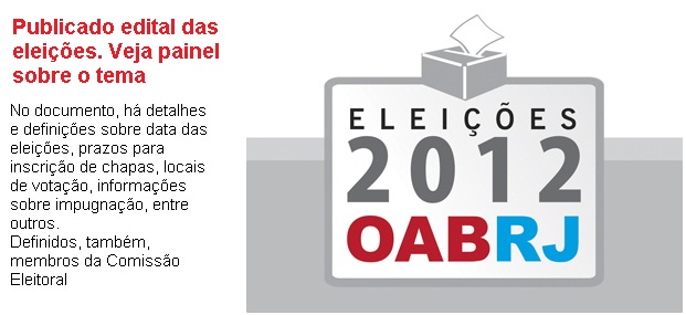 Publicado edital das eleições da OAB/RJ