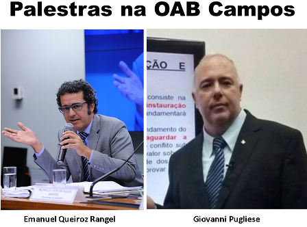 Palestras: "Audiência de Custódia" e "Mero Aborrecimento tem Valor"