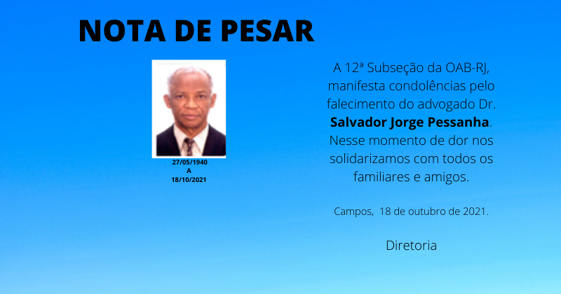Nota de falecimento