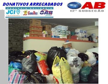 Campanha de doação para vítimas das chuvas na região serrana