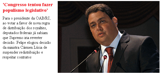 "Congresso tentou faze populismo legislativo"