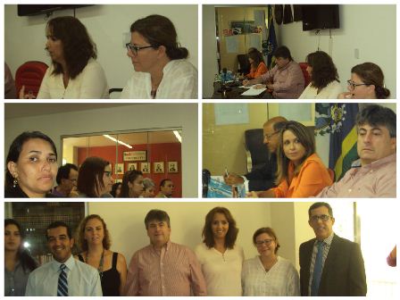 Reunião com as juízas da Justiça do Trabalho na Casa do Advogado