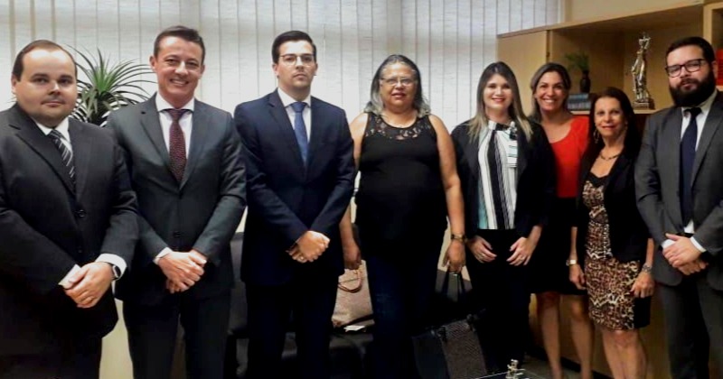 Reunião entre a OAB Campos e o juiz da 1ª e 2ª Varas Cíveis de Campos.