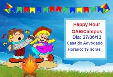 Happy hour na Casa do Advogado nesta quinta-feira (27)