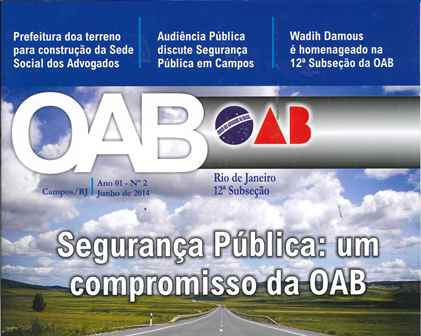 Segunda edição da Revista eletrônica da OAB Campos é lançada