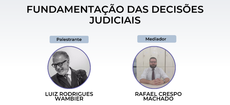 LIVE FUNDAMENTAÇÃO DAS DECISÕES JUDICIAIS
