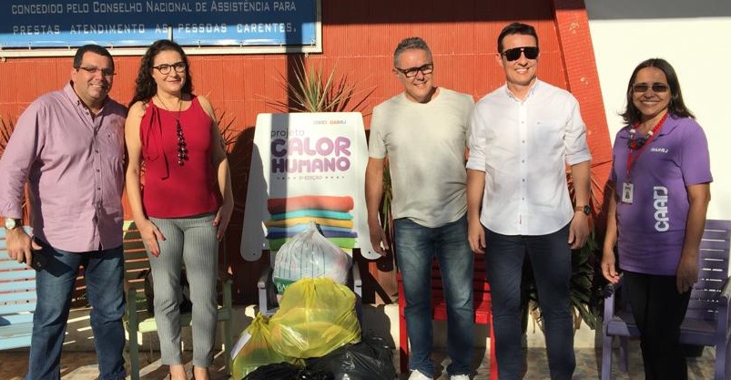 ENTREGA DAS DOAÇÕES DO PROJETO CALOR HUMANO