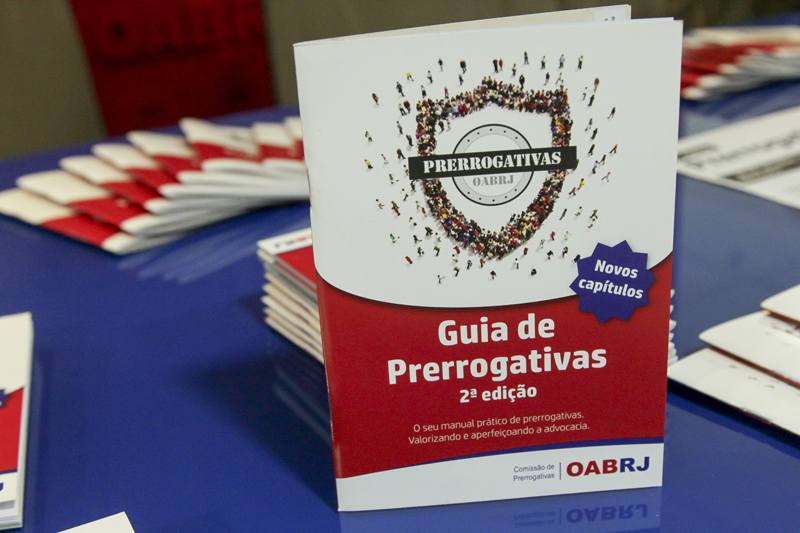 OAB/RJ lança segunda edição do Guia de Prerrogativas
