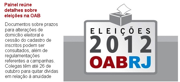 Painel reúne informações sobre eleição na Ordem